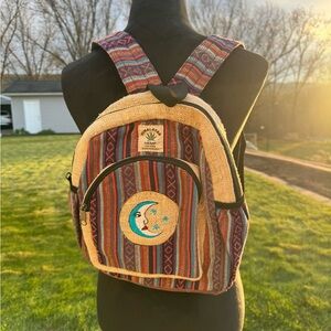 Moon Hemp Backpack